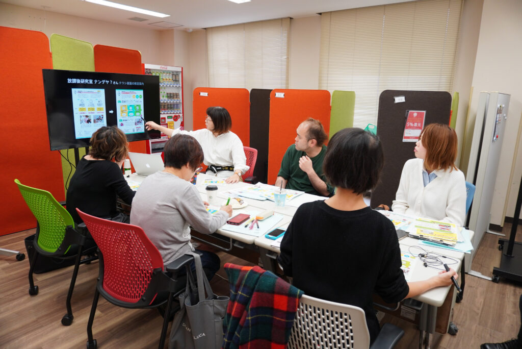 個別に指導されるデザイン道場